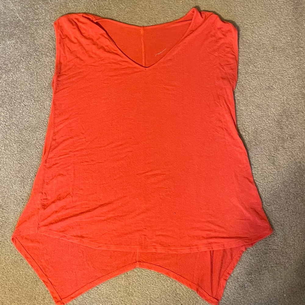 orange tunic like top
